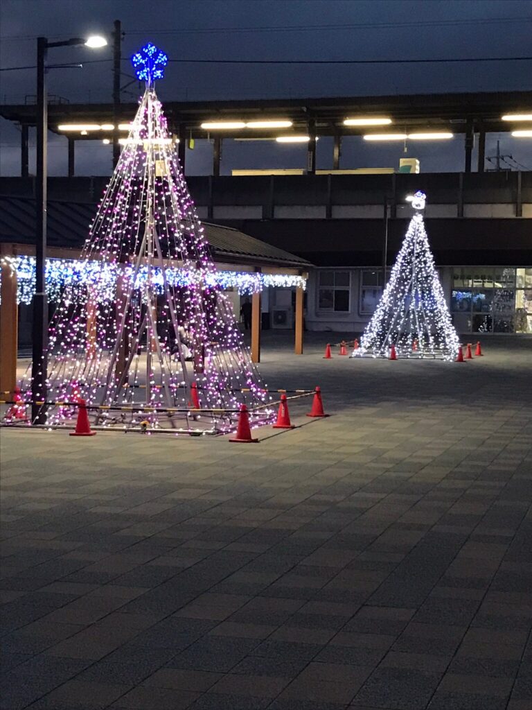 茨城県　イルミネーション　2023　鹿島神宮駅