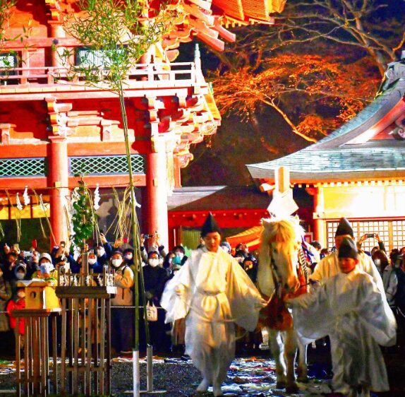 茨城県　冬休みイベント　鹿島神宮白馬祭