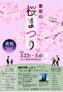 2024年　茨城県桜情報　愛宕山桜まつり2024