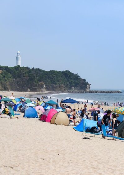 2024年　茨城県　海水浴場　海開き　久慈浜海水浴場